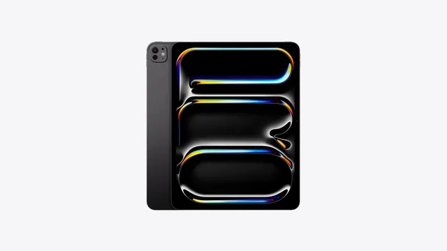 iPad Pro M5 visto de frente mostrando su pantalla